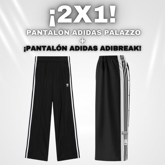 PANTALON ADIDAS PALAZZO + PANTALON ADIDAS ADIBREAK DE REGALO! (2X1 EXCLUSIVO)